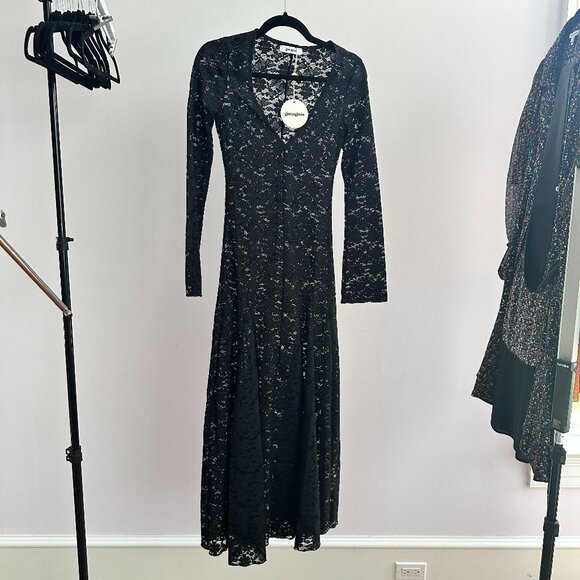 Gimaguas Tess Dress Black Lace Dress sz Small - Picture 4 of 5